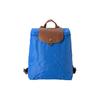 Longchamp Le Pliage Original Solid Color Logo Snap Zipper Backpack Women backpack Blue 1699089P78