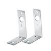 2x Trailer Light Brackets L Shape Parts Pre Drilled Hole Fit Most Trailer