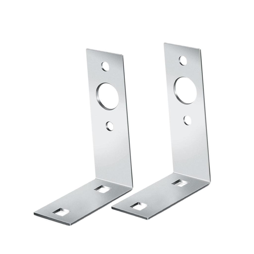 2x Trailer Light Brackets L Shape Parts Pre Drilled Hole Fit Most Trailer