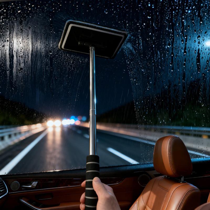 Щетка для чистки автомобильных стекол Автомобильный скребок для лобового стекла Телескопический стеклоочиститель для автомобиля Инструменты для чистки автомобиля
