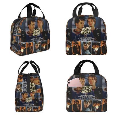 Heated Rivalry Insulated Lunch Bag for Kids School Cooler Thermal Food Box Tote Portable Lunch Boxes Container