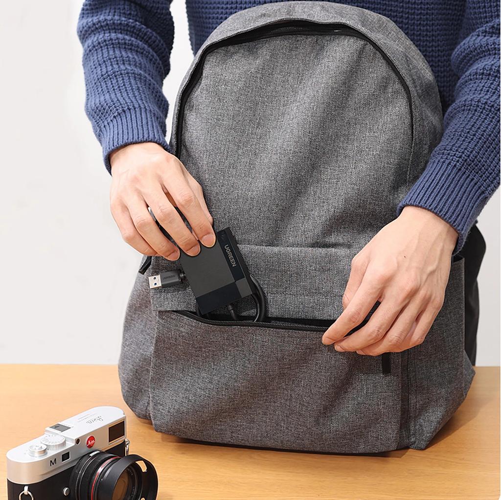 Ugreen Usb 3.0 Sd/Micro Sd/Cf/Ms Memory Card Reader Black (30231)