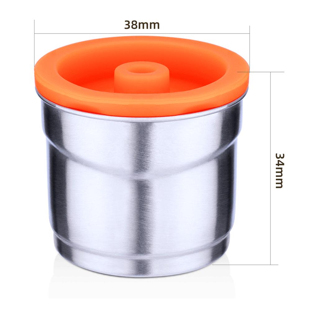 Stainless Steel Coffee Capsule Refillable Coffee Capsules Espresso Capsules Compatible with Illy