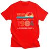 Vintage Limited Edition Made In 1984 T Shirt for Men 100 Cotton 41th 41 Years Birthday Tshirt Short Sleeve Tee Shirt Clothing