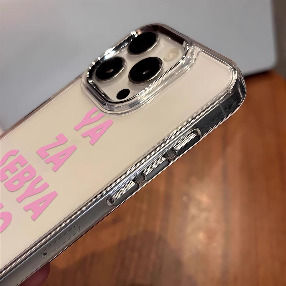 Ya Za Английский Алфавит Чехол для Телефона Для Iphone 17 12 Plus 11 Pro Max 13 16 15 14 17E 16E Стильный Тонкий Ударопрочный Защитный Чехол