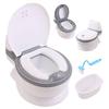 SUGGEST Western Toilet Cleaning Brush Toilet Seat with Seat Practice Children's Potty, Style, Bear, Training, Included, Anti-Slip, Lightweight, Baby,