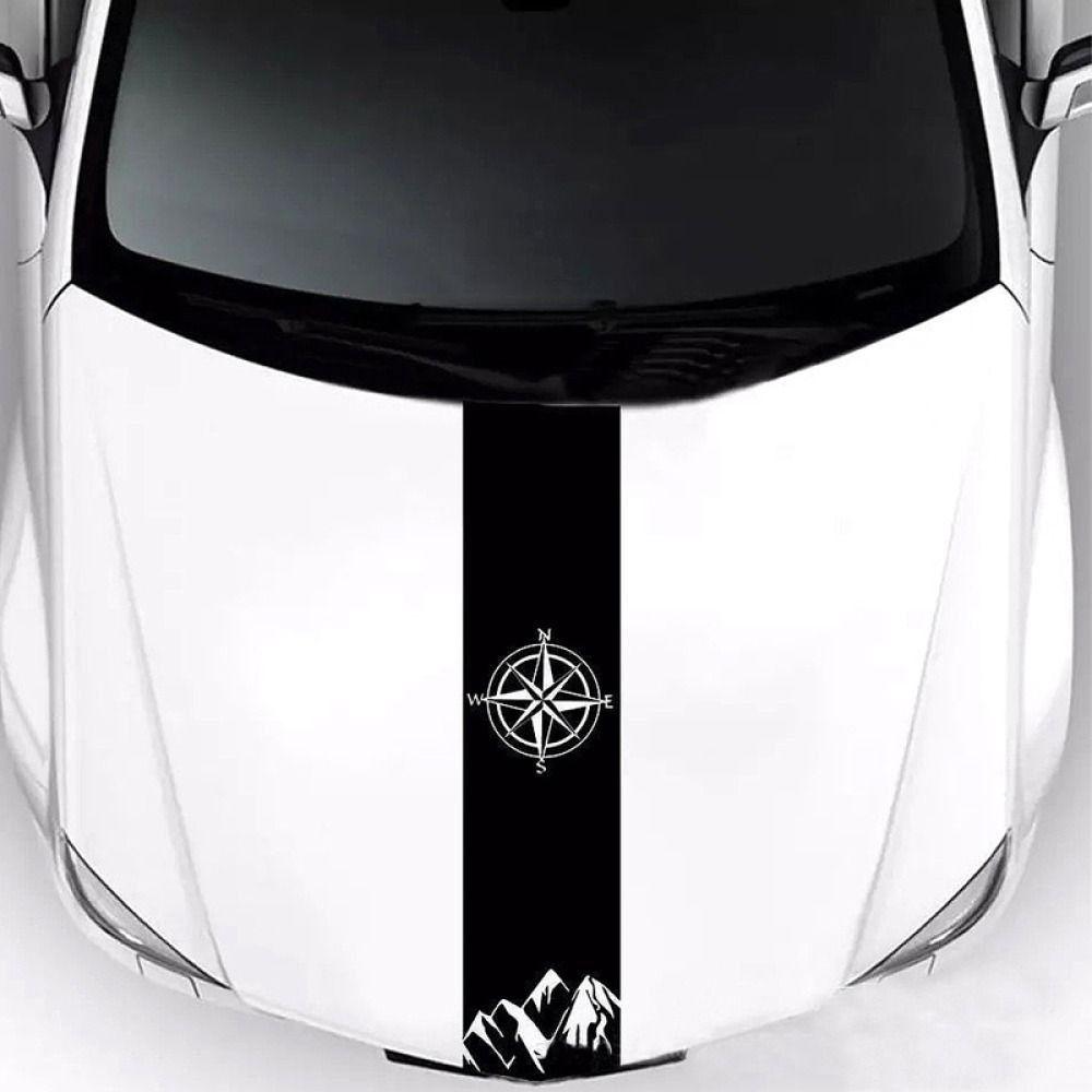 Vinyl Stickers Auto Modified Body Sticker Car Hood Covering Film Hood Car Sticker Stripe Stickers