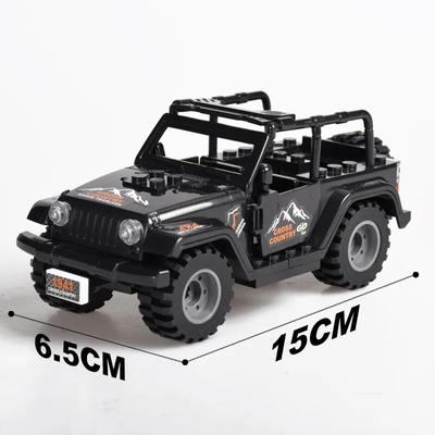 Военные камуфляжные коммандос черные Wranglers автомобиль внедорожник строительные блоки классические наборы моделей кирпичи детские комплекты