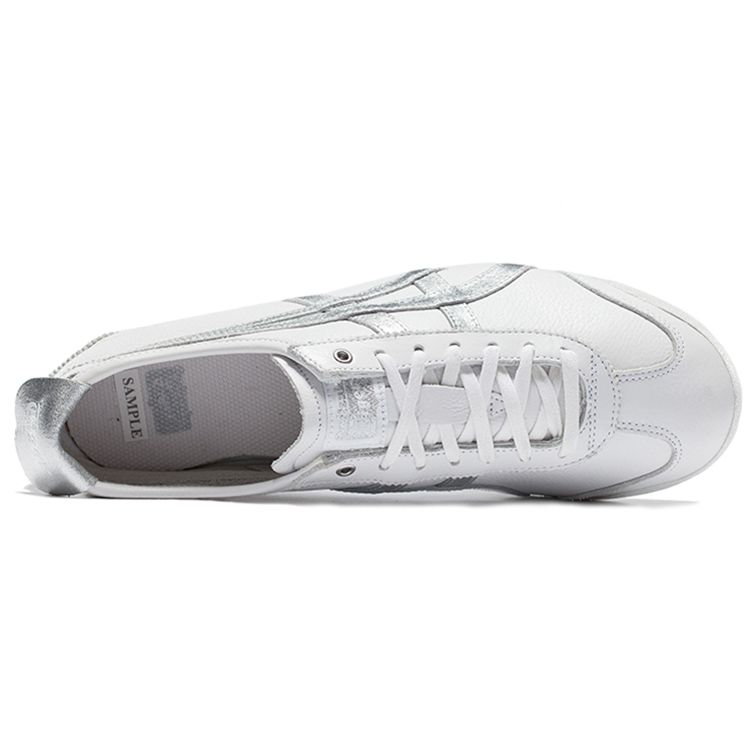 ONITSUKA TIGER Белые серебристые кроссовки унисекс Mexico 66 D508K-0193