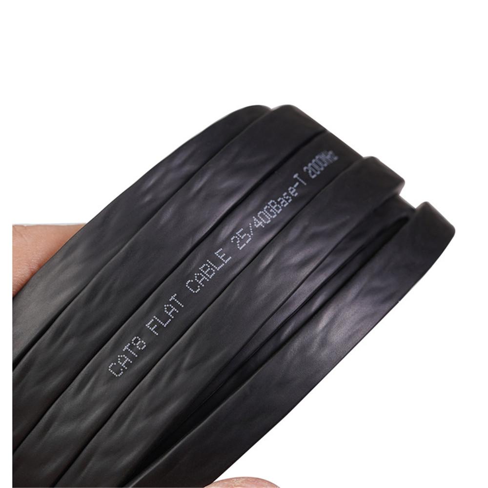 Плоский экранированный кабель rj45 cat8 ethernet lan Высокоскоростной 2000 МГц 40 Гбит/с Сетевой кабель