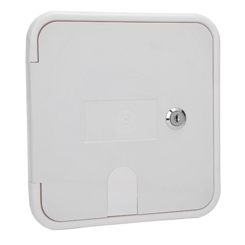 ABS RV Cable Hatch Door 215*205mm RV Power Cord Hatch Cover Cable Management