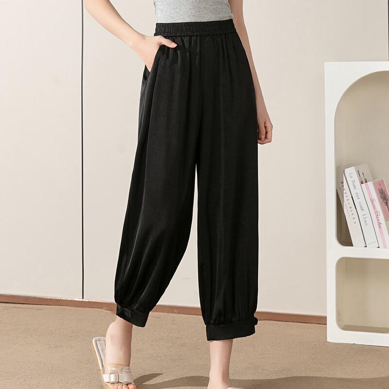 Женские летние шаровары свободного кроя WoXue