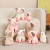 Yousheng Piggy Doll Plush Toy Soft Stuffed Pig Plush Cushion Realistic Pig Plush Toy Bedside Companion Birthday Gift Holiday Present Decorative Toy
