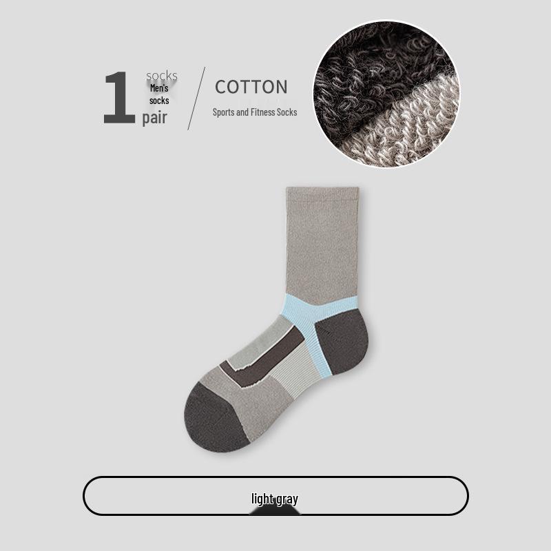 Мужские профессиональные баскетбольные носки до середины икры - Влагоотводящие, Нескользящие, Идеальны для бега и фитнеса