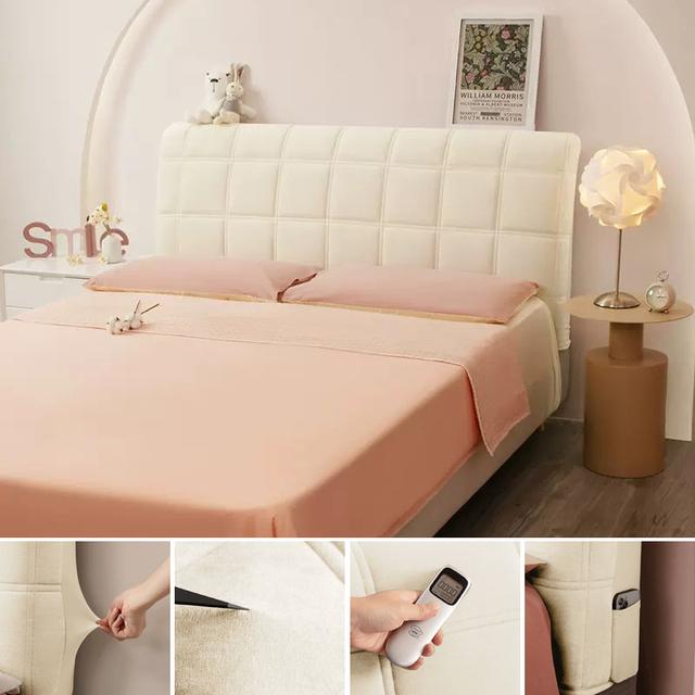 Чехол для изголовья кровати в европейском стиле, большой утолщенный чехол для кровати, все включено, мягкий бархатный чехол для изголовья кровати, украшение для дома и отеля