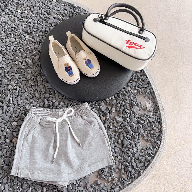 Girls Summer Solid Casual Shorts Korean Skort Baby Pants