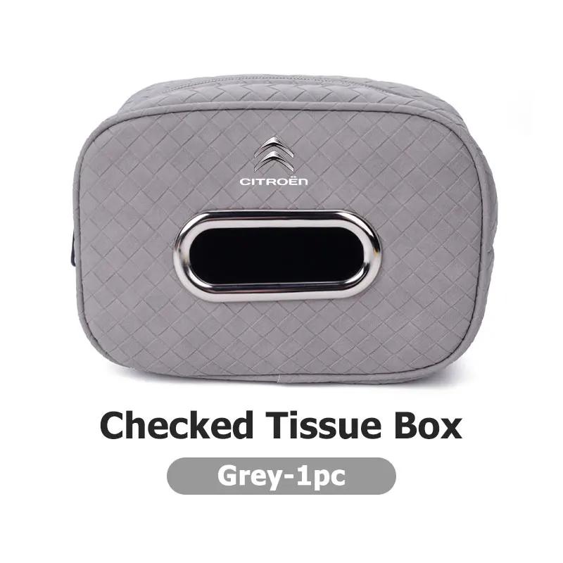 Car Tissue Box Center Console Armrest Backseat With Fix Strap For Citroen Grand Berlingo Jumper Celysee Xsara Picasso Aircross aik256