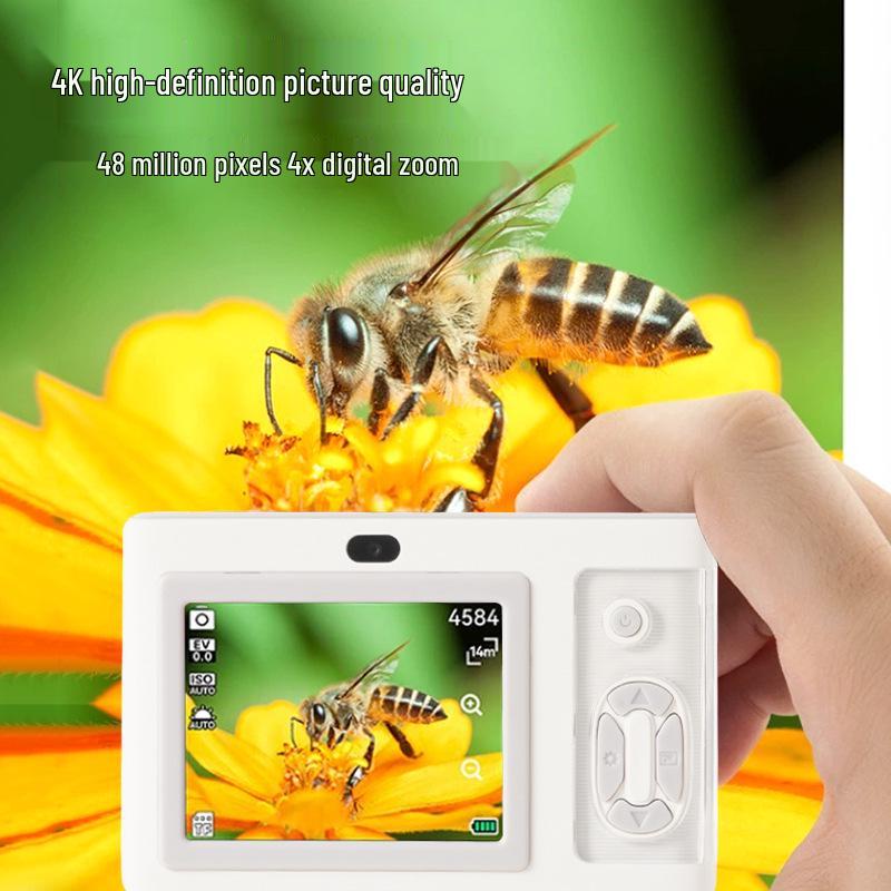 Campus Student HD Retro Dual-Lens Portable Travel Camera