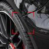 2Pcs Carbon Fiber Rear Bumper Cover Trim Fender Flare Extension Wheel Eyebrow For BENZ C117 CLA45 CLA180 CLA200 AMG 2013-2019