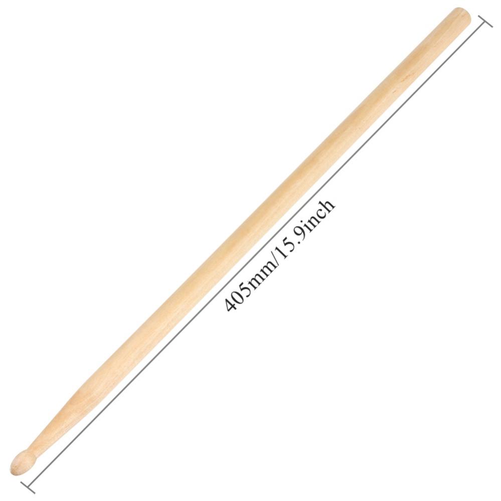 2 пары барабанных палочек из кленового дерева 5А для упражнений на джазовом барабане/тупом барабане