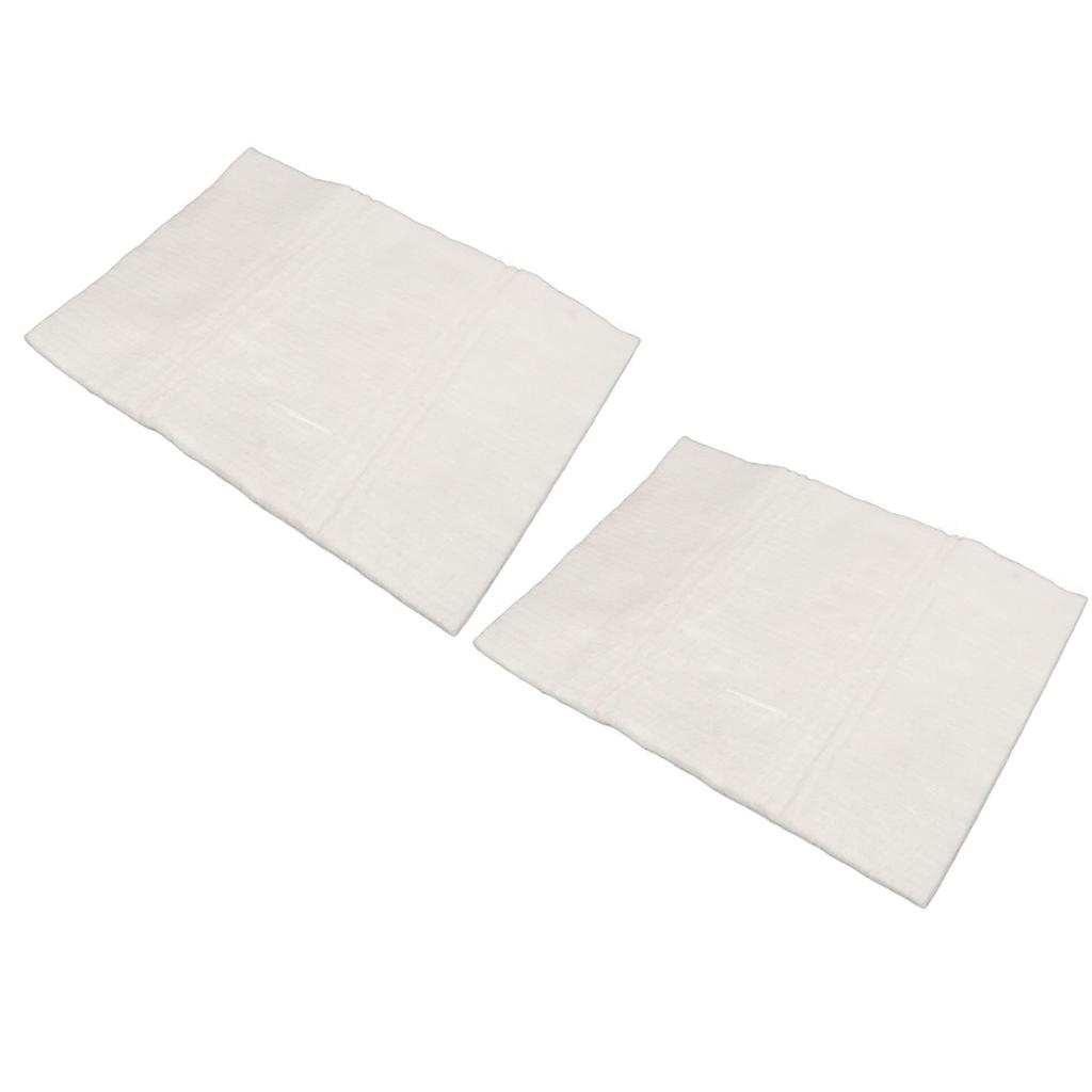 2 Pcs Motorcycle Exhaust Pipe Silencer Cotton Fiberglass 35x25cm Sound Absorbing Packing Cloth