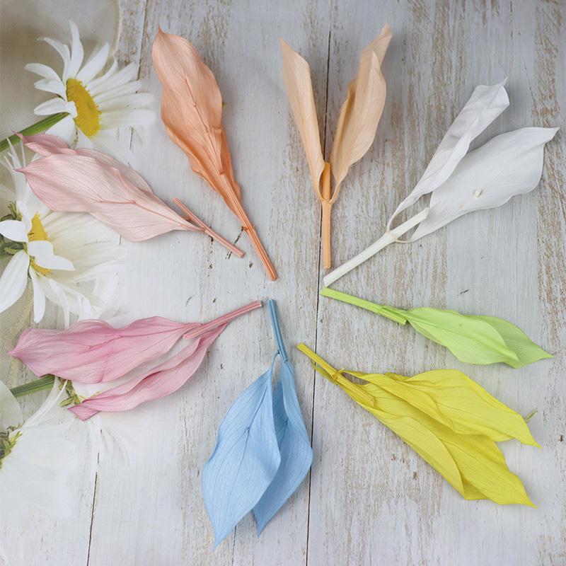 DIY Floral Art Ornament: Preserved Tangerine & Fishtail Leaf, Lily, Bamboo Dried Flowers – Ikebana Photo Prop for Home Décor.