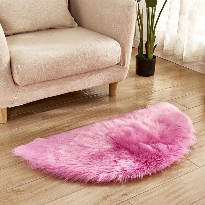 Semi-Circular Door Mat & Chair Cushion for Home - Cold Protection Floor Mat for Living Room, Bedroom, and More