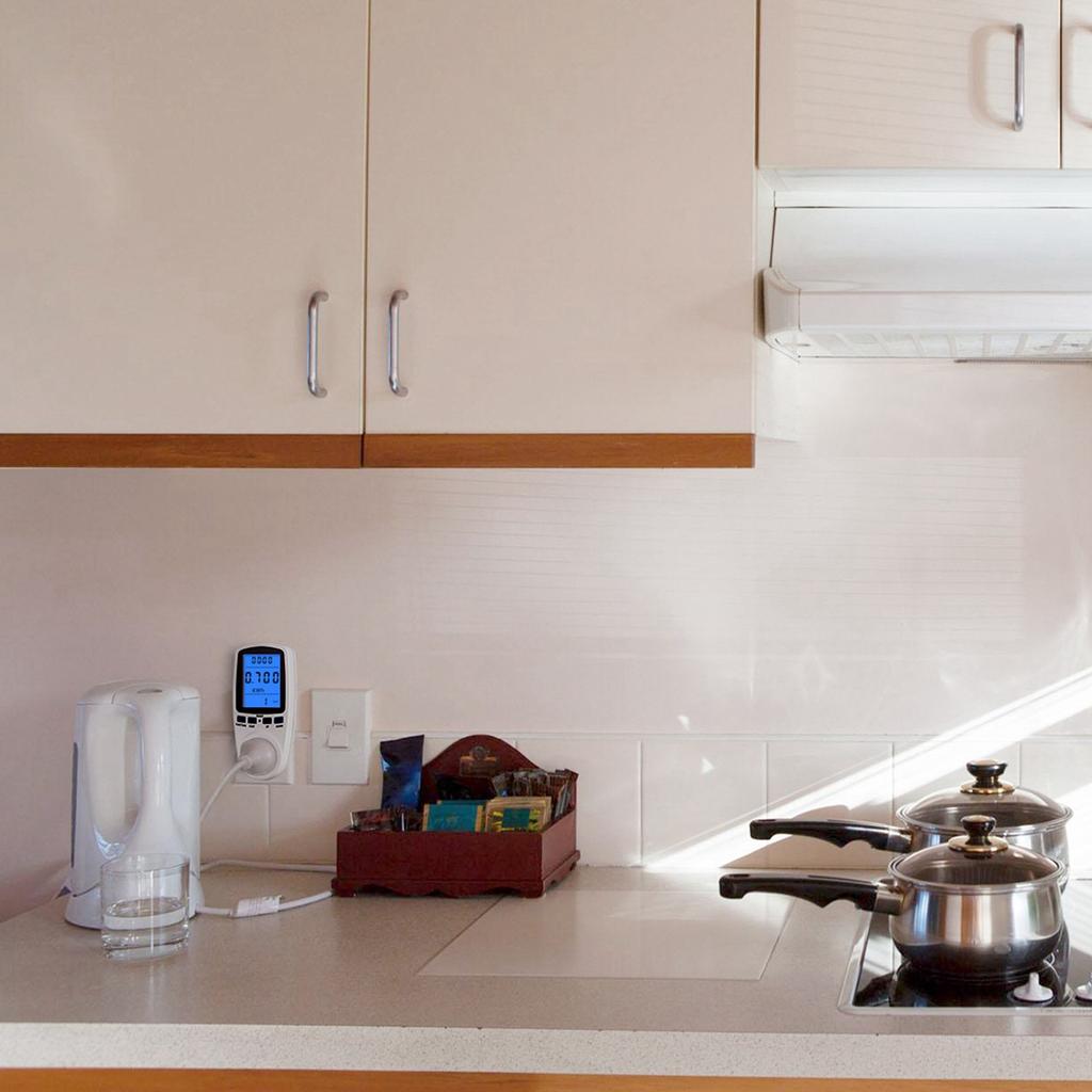 Монитор потребления электроэнергии Счетчик мощности Вилка Домашняя энергия Ватт Вольт Ампер кВтч Анализатор потребления