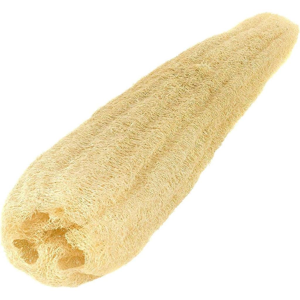 1/4 Pcs Natural Loofah Sponge for Exfoliating Skin Body Scrubber for Men Women Adults SPA Beauty Bathing Daily Care, Dish Washing Sponge