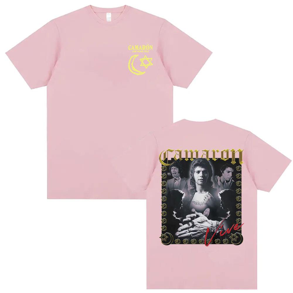 Rock Camaron De La Isla Album Tour Merch T Shirt Mens Clothing Harajuku Vintage Summer T Shirts High Quality Oversized Tshirts