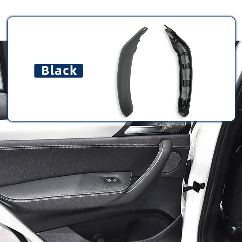 Car Interior Door Handle Pull Leather Cover Accossory Replacement 51417246214 51417246213 For BMW X3 11-17 X4 14-18 F25 F26