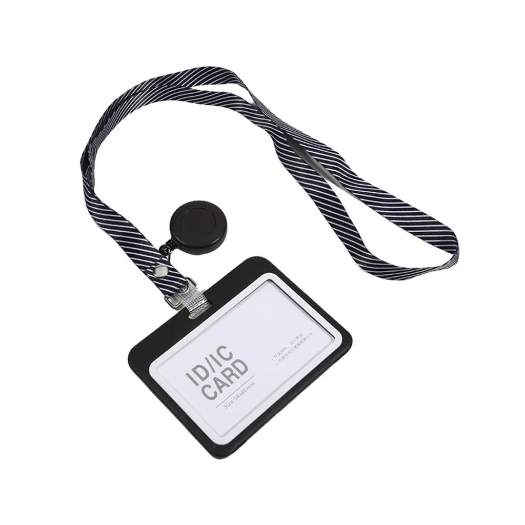 Ланьярды Держатель для бейджа Прозрачный Выдвижной Бейдж-ролик Съемный Держатель для ID-карты Рабочие аксессуары для медсестры Держат ID-карты Рабочие удостоверения Подходят