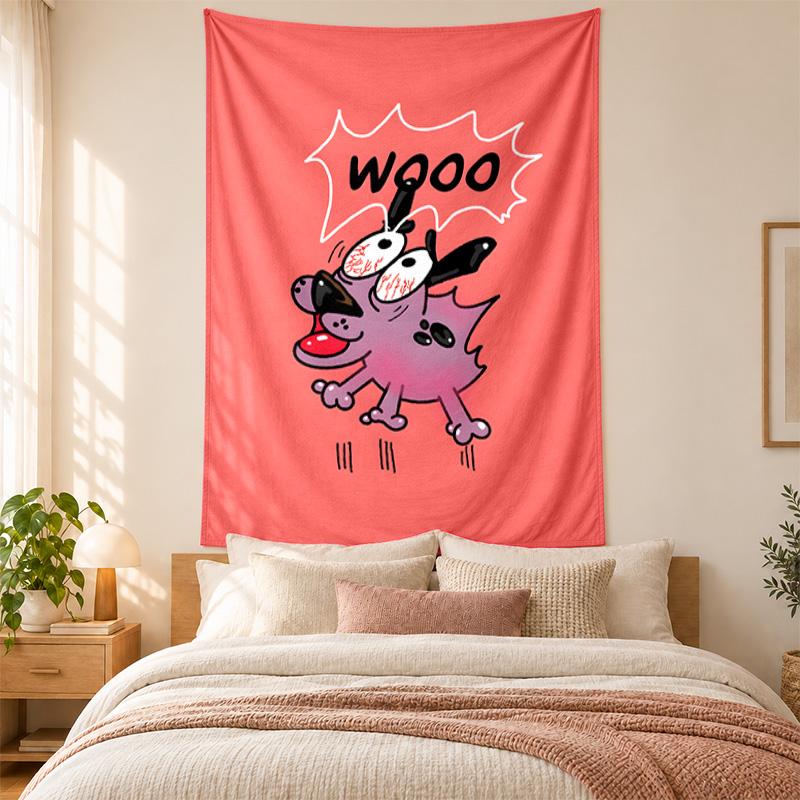 Brave Dog Tapestry highquality for decorating living room bedroom dorm walls ideal as bedroom wallart orholiday gift