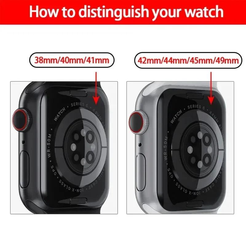 Ремешок для Apple watch ultra 3 ремешок 49 мм 44 мм 45 мм 46 мм 41 мм 40 мм 38 мм 1:1 Оригинальный ремешок Ocean для iWatch series 11 10 9 8 7 se