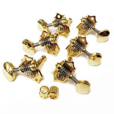 GOTOH SXB510 06M G L3 R3 Gold 6-piece Guitar Tuning Pegs (with Ebi Original Pick)