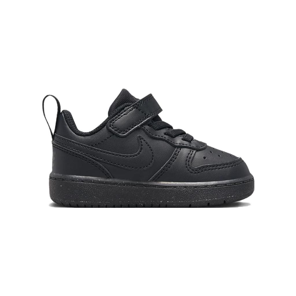 Nike Court Borough Low Recraft TD Тройные черные детские кроссовки DV5458-002