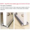 Flexible Door Bottom Sealing Strip Sound Proof Noise Reduction Door Stopper 93Cm