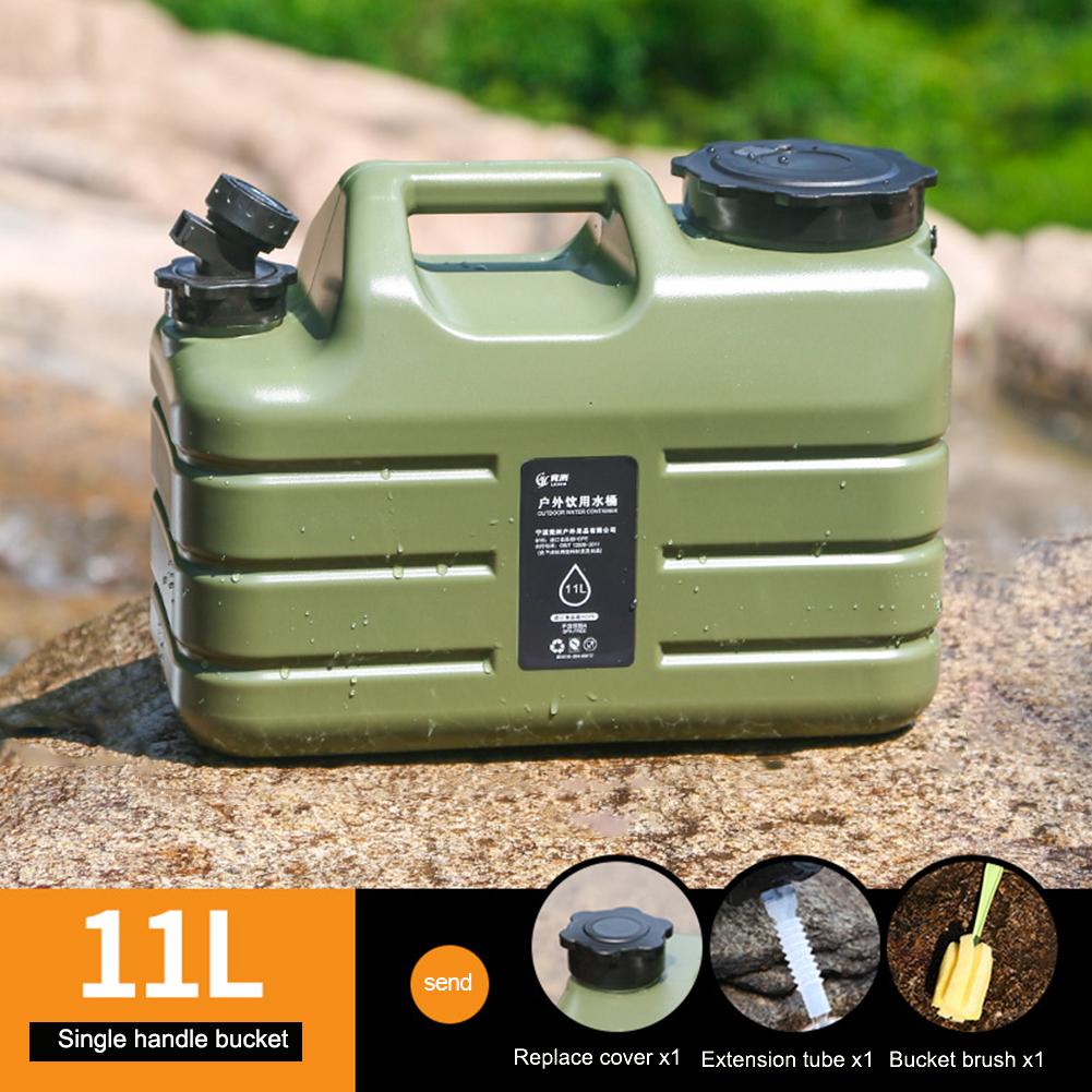 11L/12L/25L Outdoor Camping Water Bin Large Capacity Portable Water Tank with Detachable Faucet No leakage Camping Fishing
