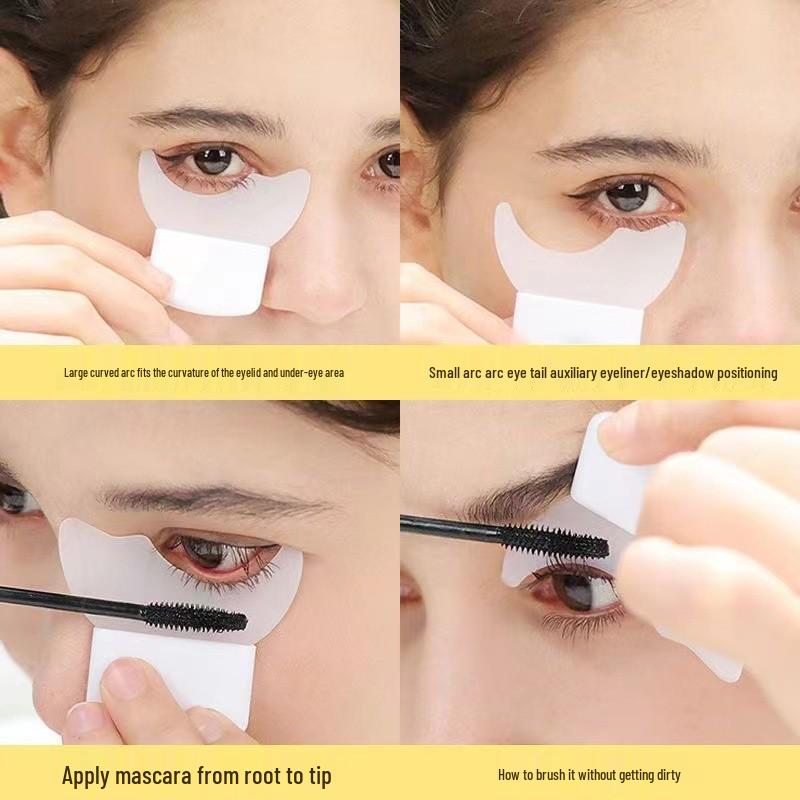 Eyeliner & Eyeshadow Stencil - Crescent Arc Shape Makeup Tool for Beginners
