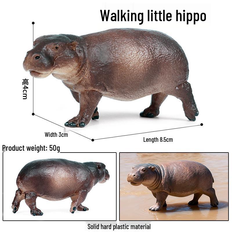 Cognitive Animal Model Toy: Dairy Cow, Buffalo, Yellow Cattle, Rhinoceros, Simmental Bull