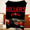 Музыкальная Т-рубадка The K-Killers Бросок Фланелевое одеяло-плед, Легкое Уютное, Прочное Стираемое милое Крутое