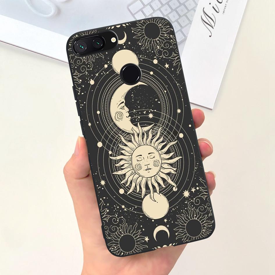 For Xiaomi Mi 8 Lite Case 6.26" Fashion Landscape Girls Bumper Soft Silicone Phone Cover For Xiomi Mi 8 Lite Funda Mi8Lite Pouch