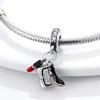 925 Sterling Silver Fit Original Bracelet Zircon Boys Girls Glowworm Beads Charms Dangle Pendants Bangle Jewelry 