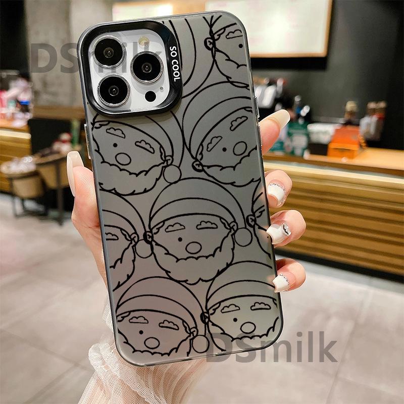 Чехол Santa Claus для iPhone 15 Pro Laser 15, прочный противоударный чехол для Apple 13, 11Xs Max, 11 Pro Max, 78 Plus.
