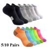 Men's Large Size Summer Mesh Socks Breathable Short Socks Running Thin Ankle Socks 5/10 Pairs