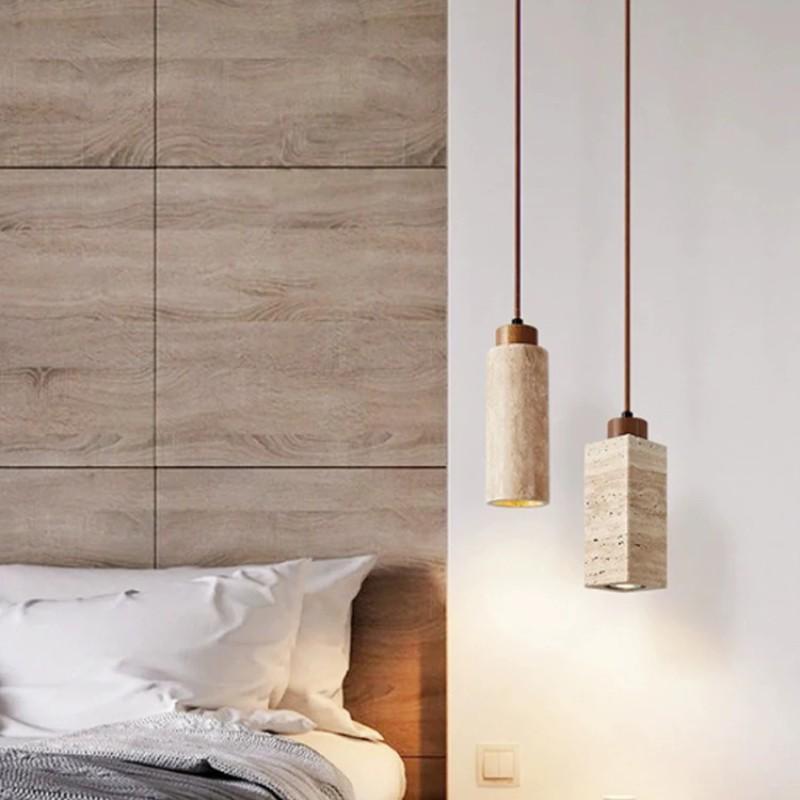 Прикроватная люстра в стиле вабицзи из камня Хуандун, международная торговля, популярный новый продукт, кровать