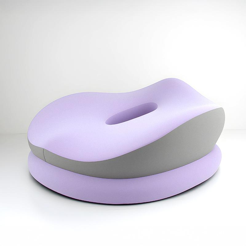 1 шт. Подушка сиденья из пены с эффектом памяти, снимающая давление, не проседающая, с полым центром для поддержки спины офисного кресла, для использования летом
