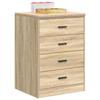 VidaXL Garage Storage Cabinet Sonoma Oak 60x51x85cm Pine Wood, Cabinet, Tool Cabinet, Low Cabinet, Cabinet of 860600