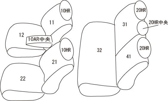 Clazzio Seat Covers Full Set Prius ZVW60 ZVW65 R5 1 Clazzio Prime Light Gray / (2023) / ~ ET-1224 [18ETB1224L]