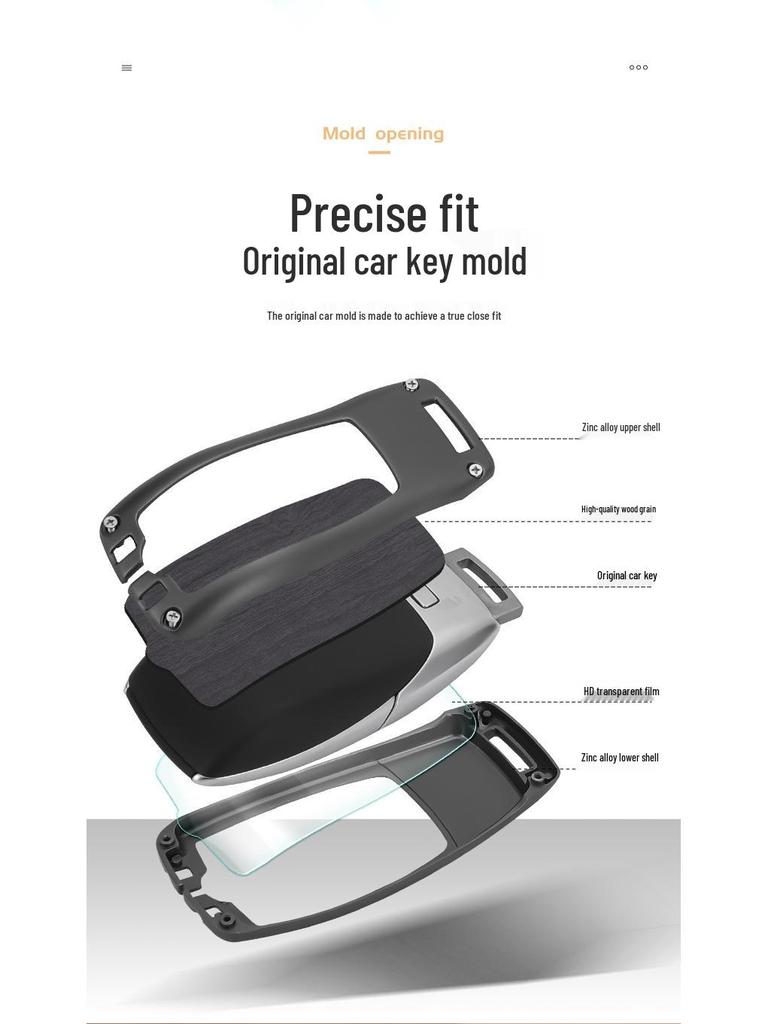 Mercedes-Benz Car Key Case for C260L GLC260 GLC300L EQE S-Class